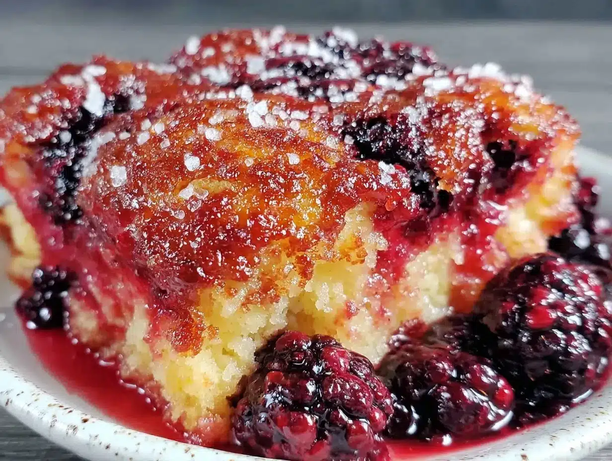 blackberry cobbler recipe preparation steps