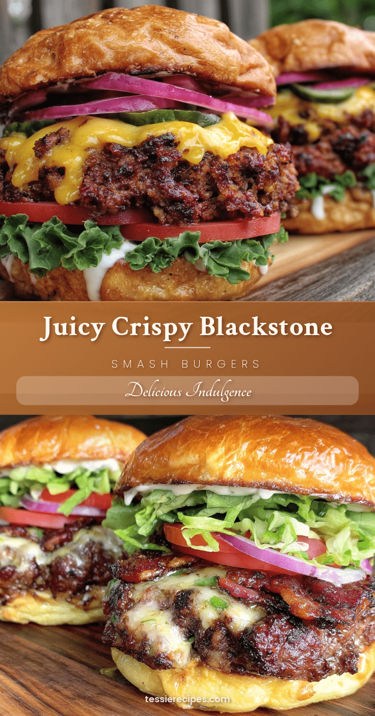 Blackstone smash burgers recipe