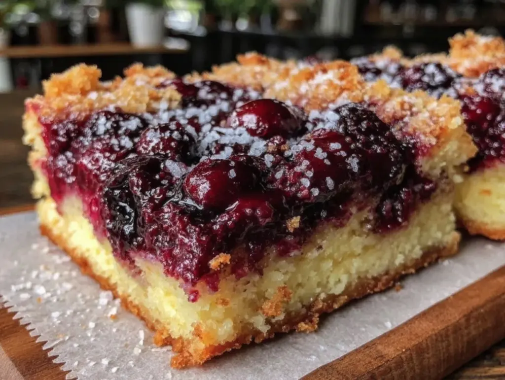 blueberry pie bars - featured image