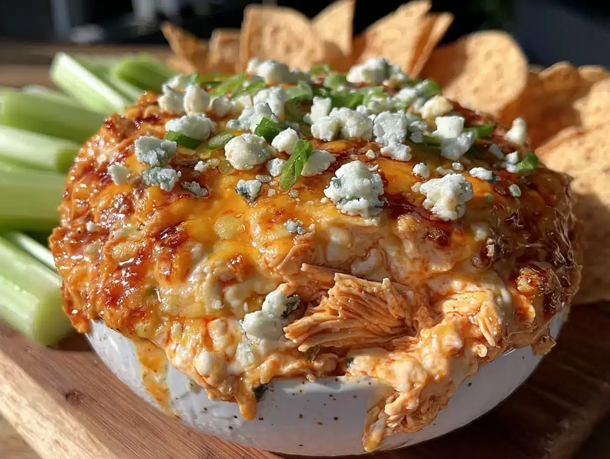 buffalo chicken dip preparation steps