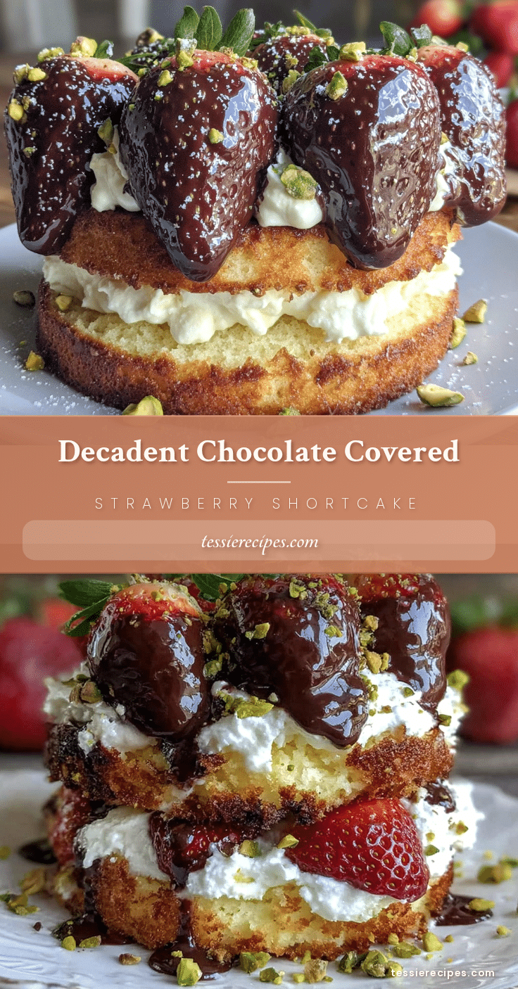 chocolate-covered strawberry shortcake recipe