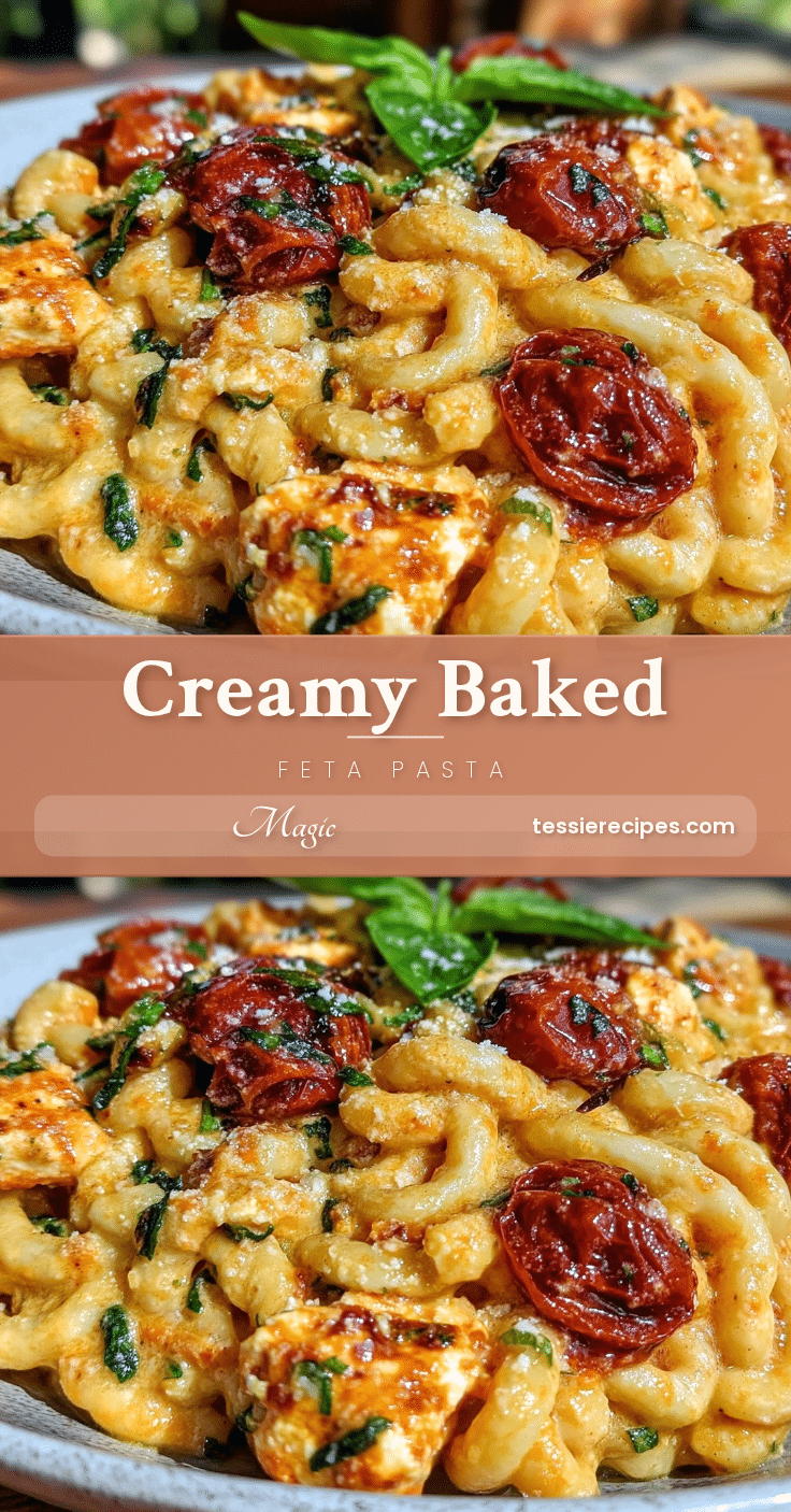 creamy baked feta pasta recipe