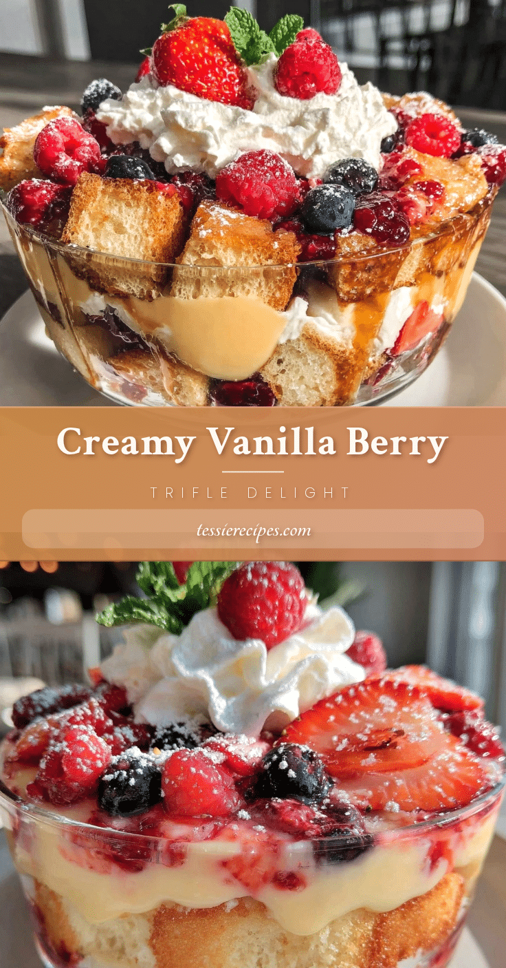 creamy berry trifle recipe