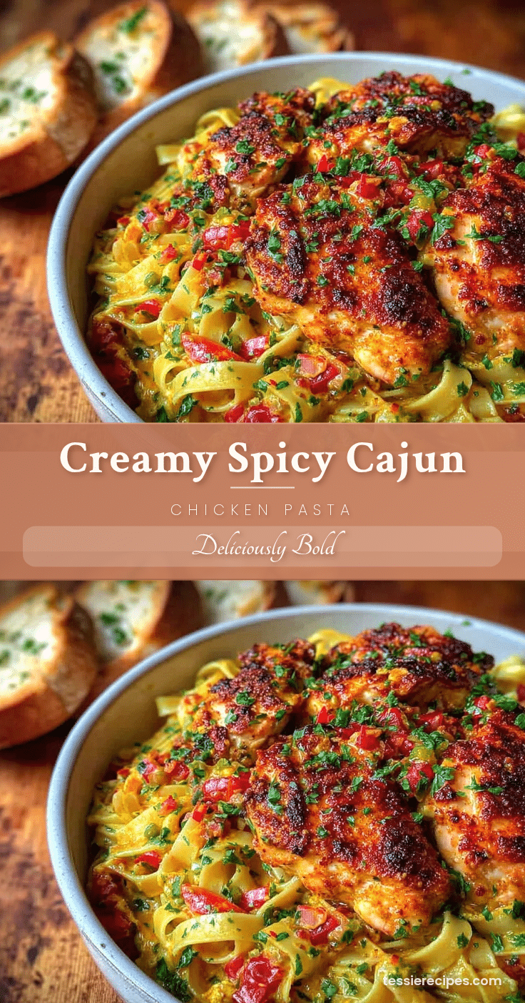 creamy Cajun chicken pasta recipe