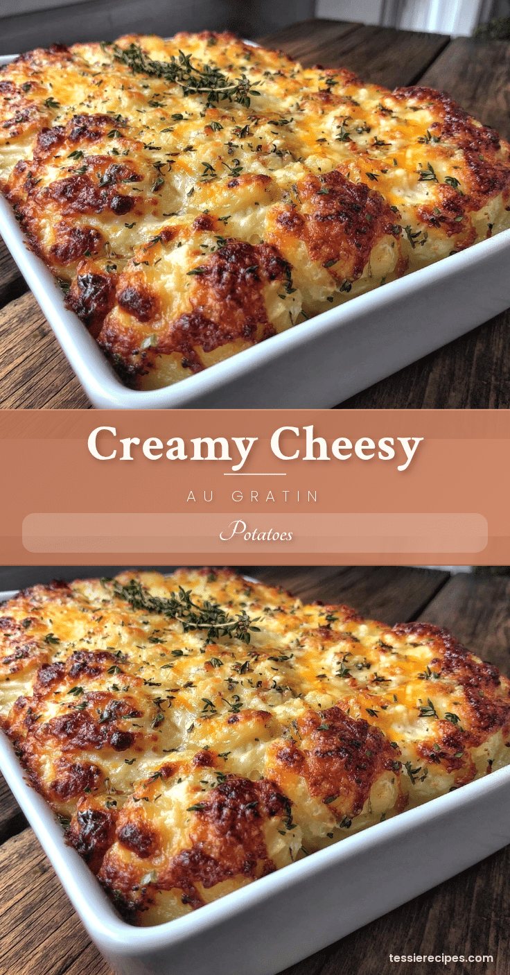 creamy cheesy au gratin potatoes recipe