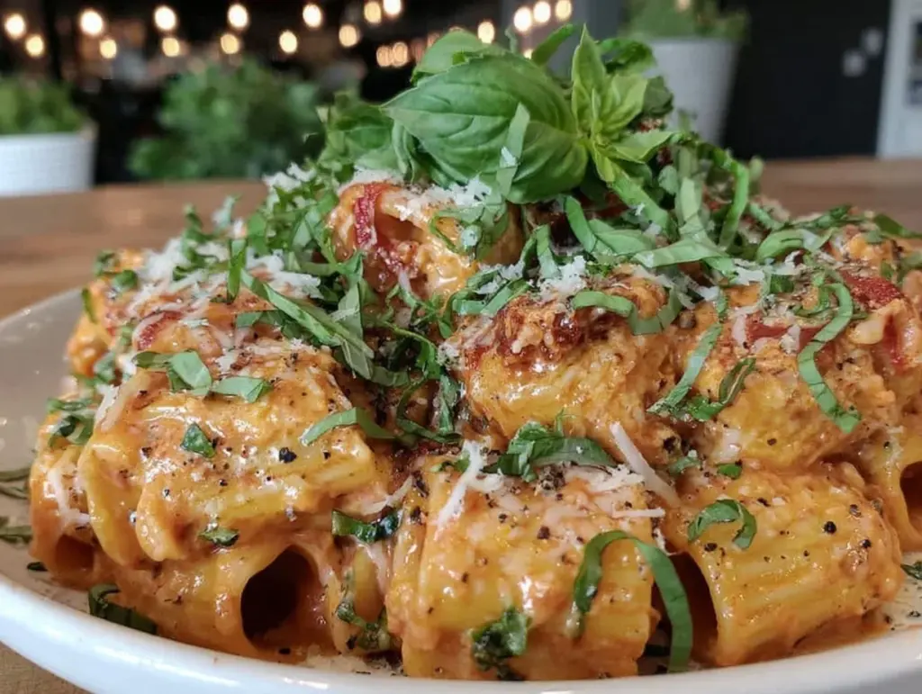 creamy gigi hadid pasta recipe - featured image