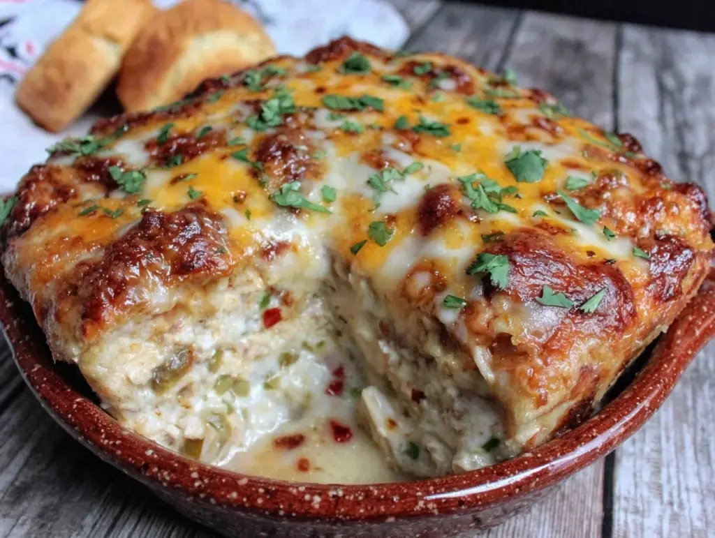 Creamy King Ranch chicken casserole - featured image