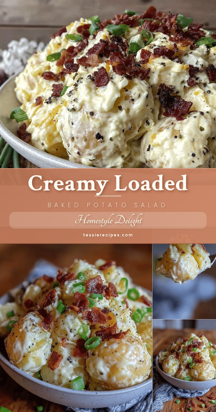 creamy loaded baked potato salad recipe