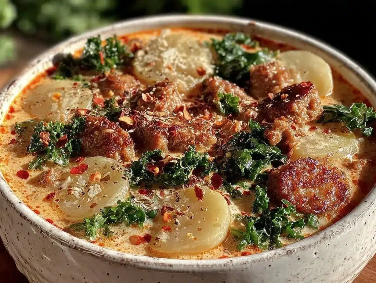 creamy zuppa toscana soup recipe preparation steps