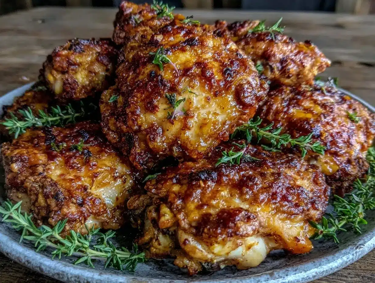 crispy air fryer chicken thighs preparation steps