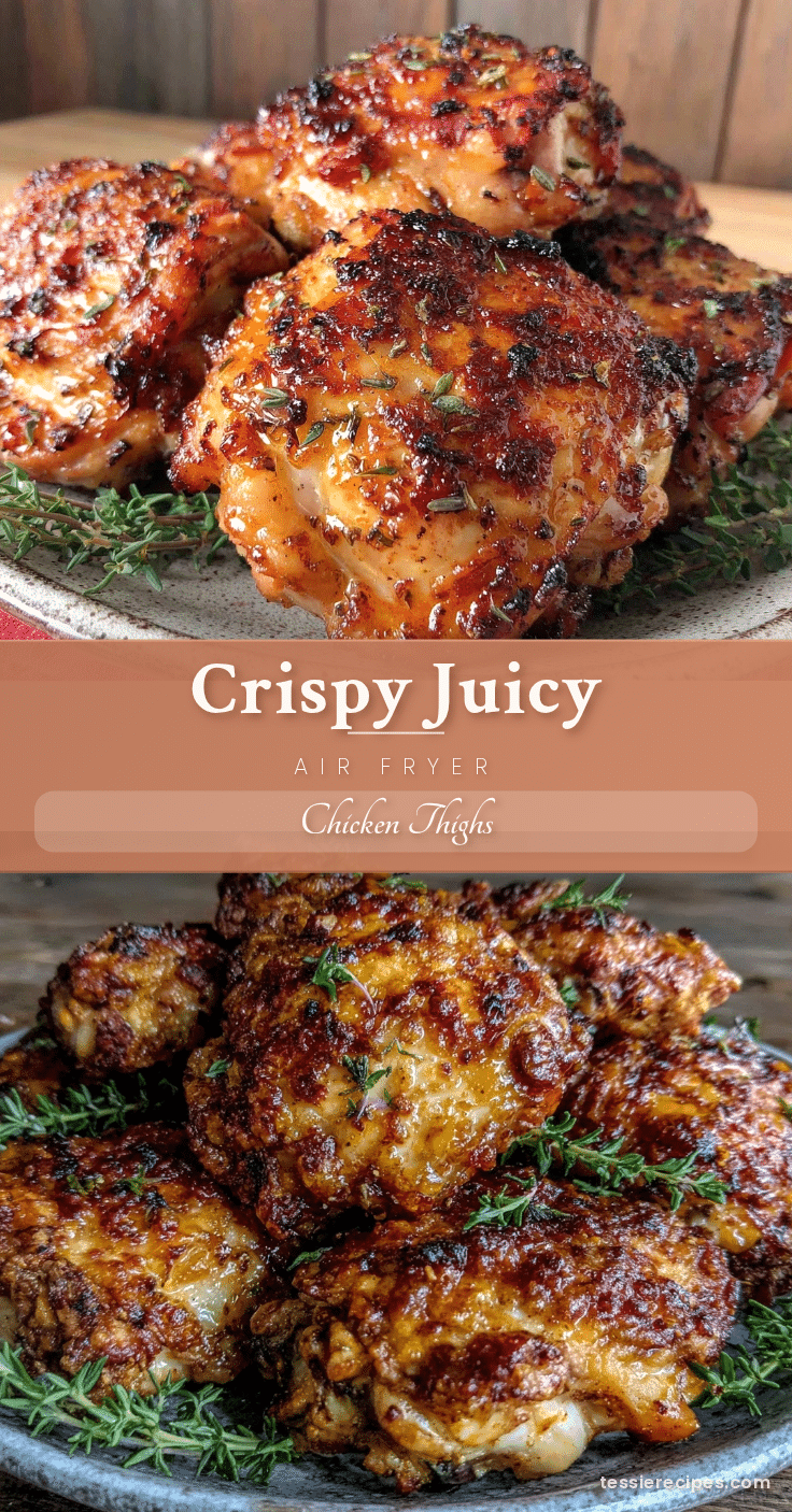 crispy air fryer chicken thighs recipe