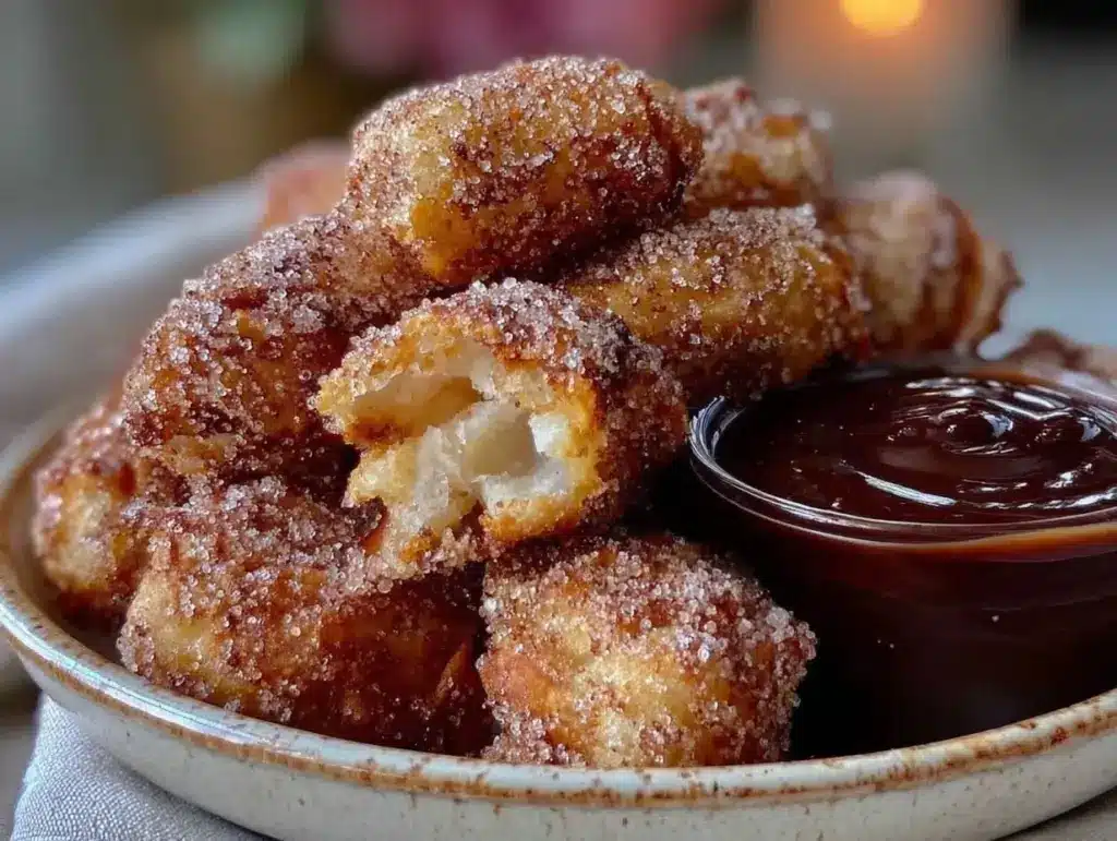 crispy churro bites - featured image