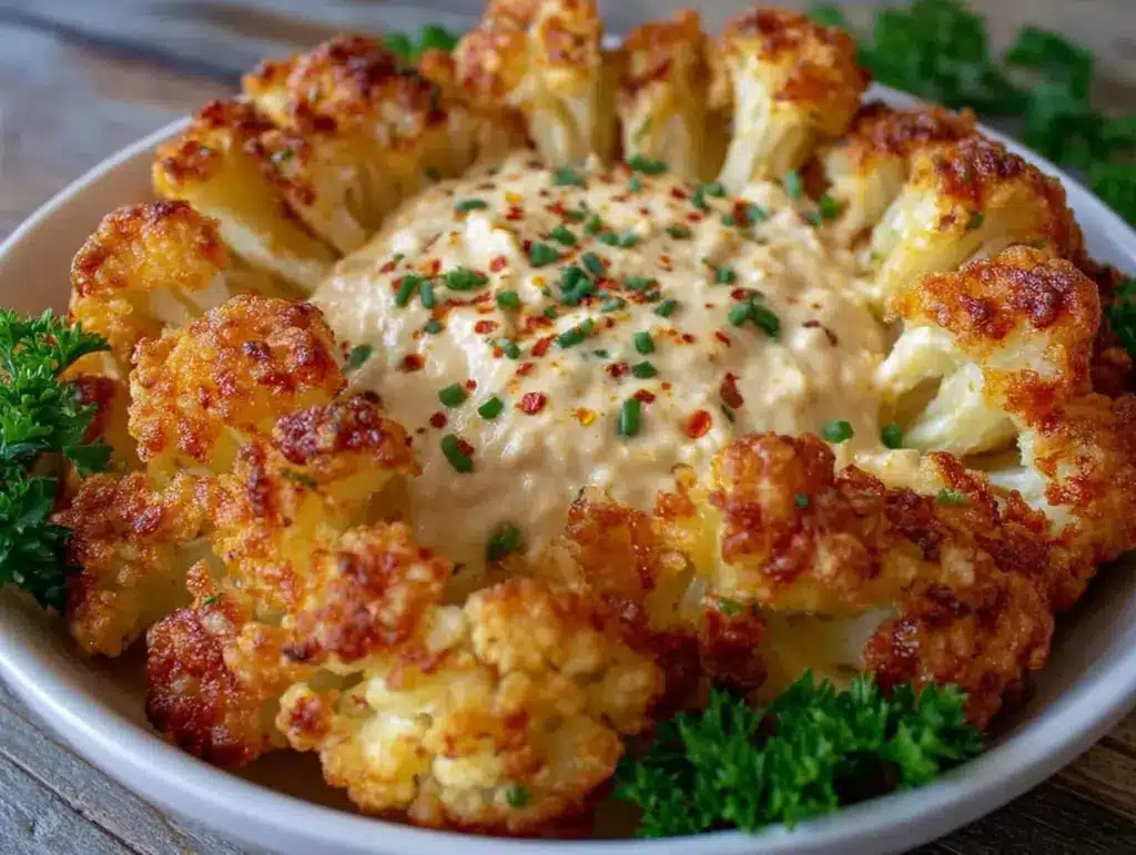 crispy creamy blooming onion dip - featured image