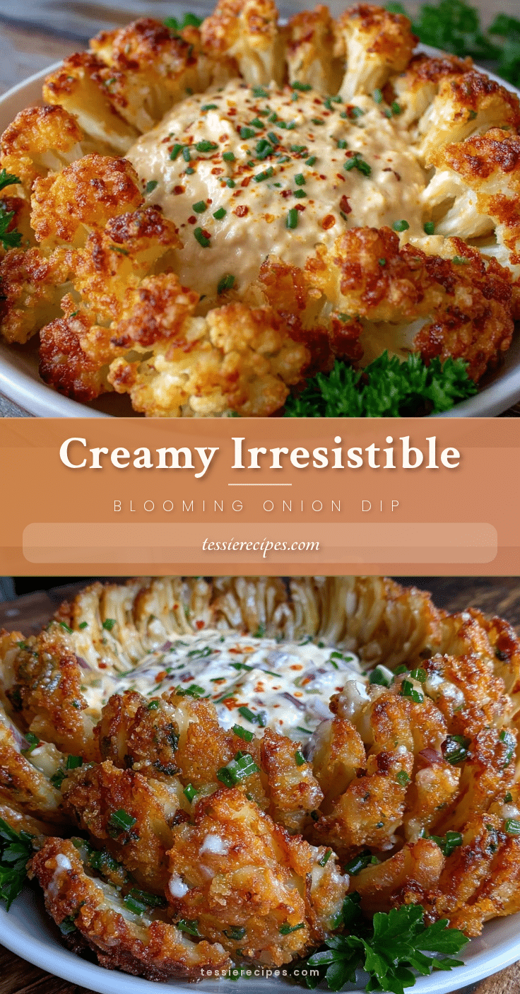 crispy creamy blooming onion dip recipe