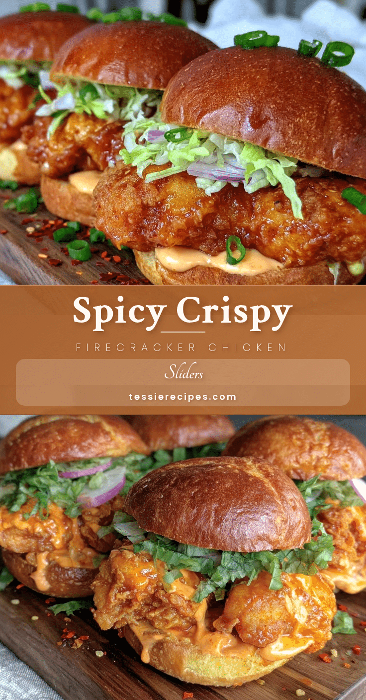 crispy firecracker chicken sliders recipe