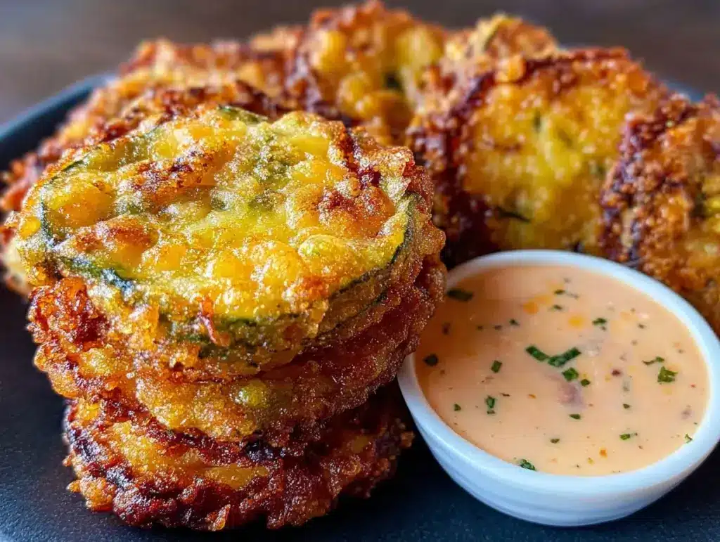 crispy fried pickle chips - featured image