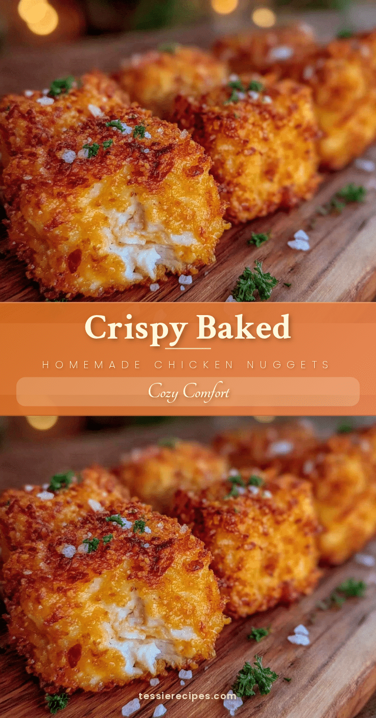 crispy homemade baked chicken nuggets recipe