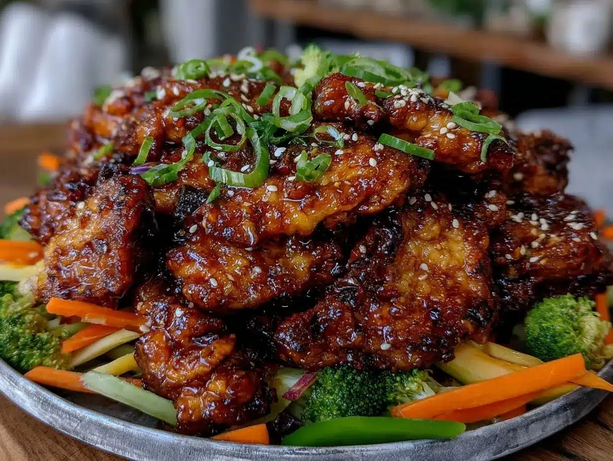 crispy sheet pan korean chicken preparation steps