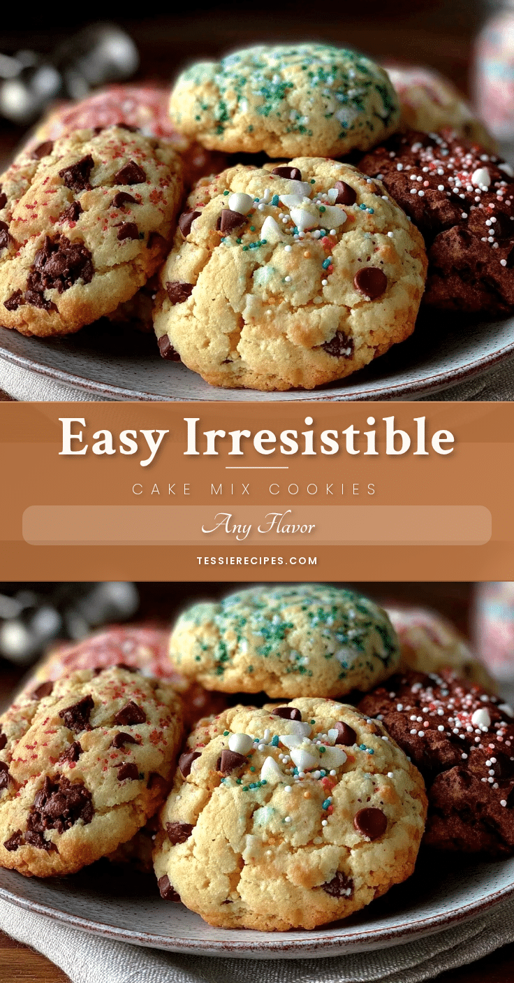 easy cake mix cookies recipe