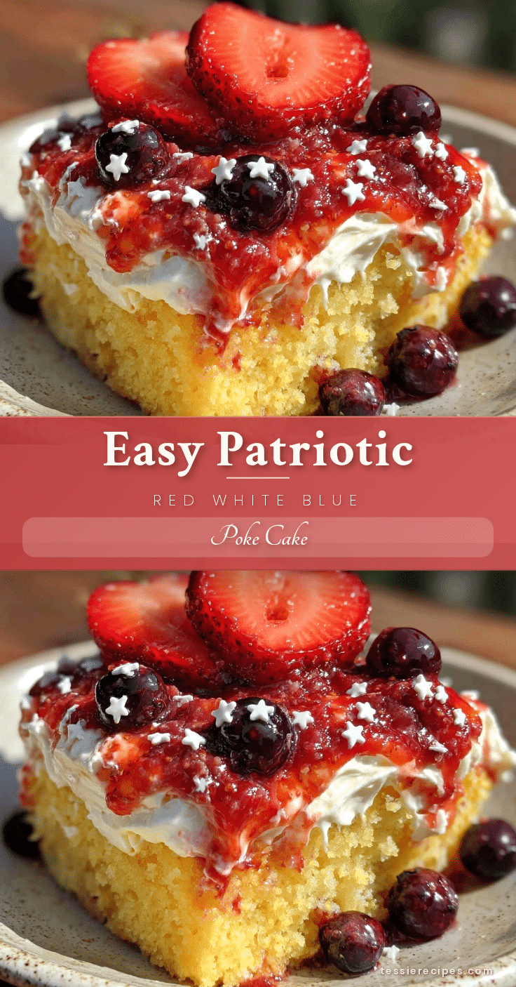 easy patriotic poke cake recipe