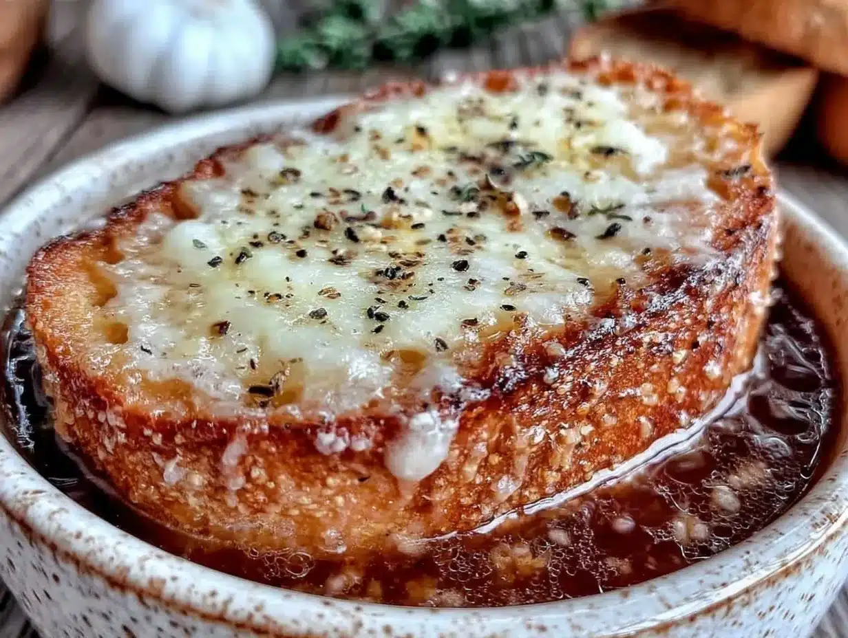 French onion soup preparation steps