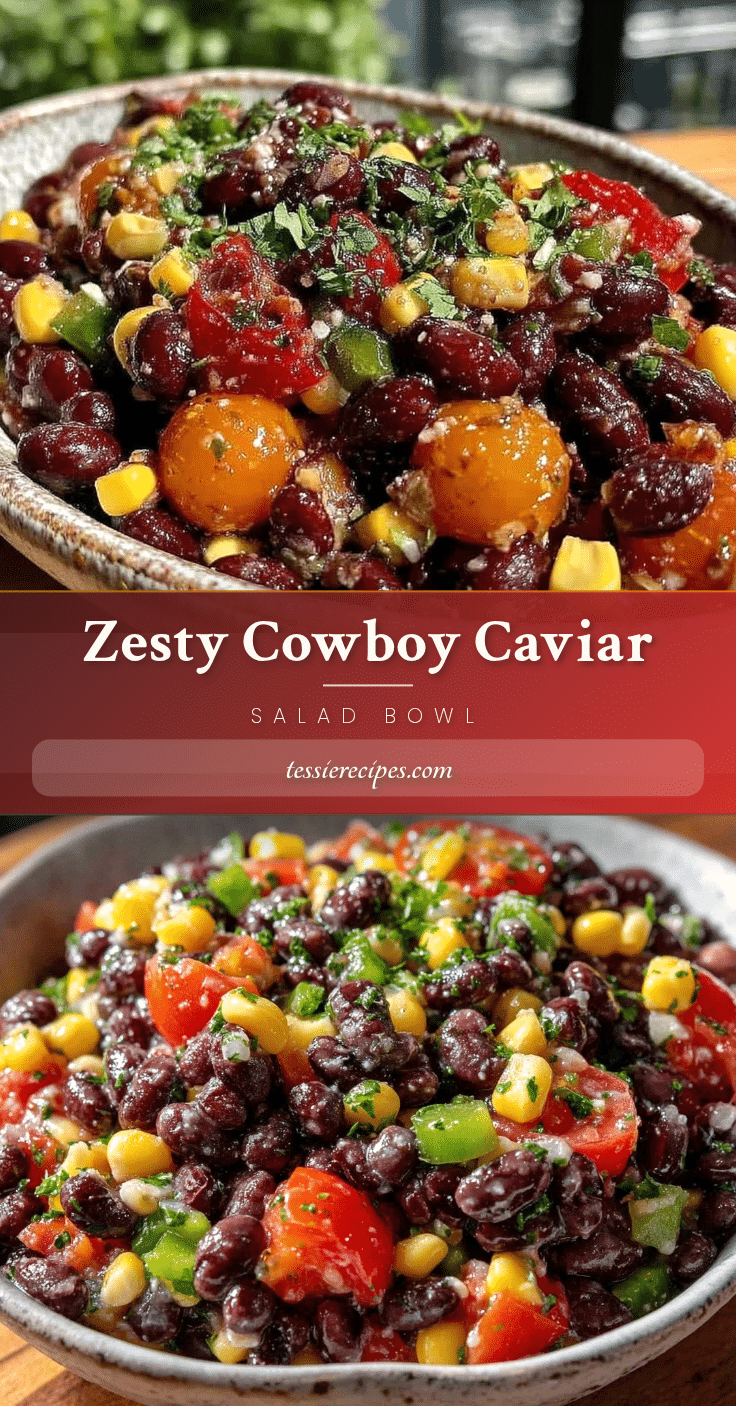 fresh cowboy caviar salad bowl recipe