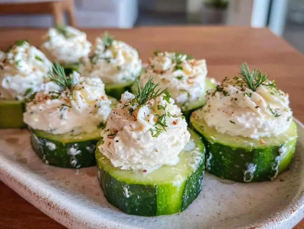 fresh cucumber bites - featured image
