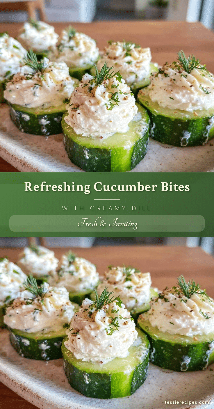 fresh cucumber bites recipe