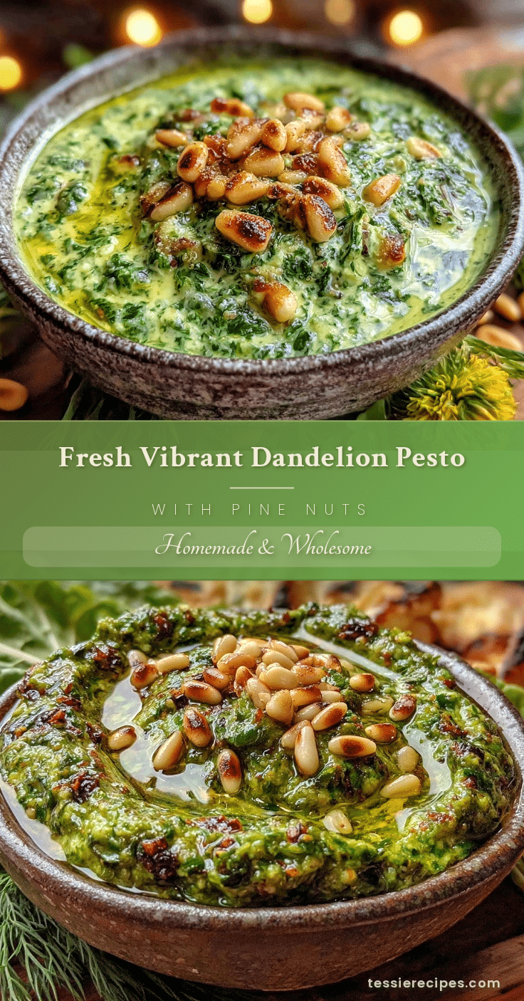 fresh dandelion pesto recipe