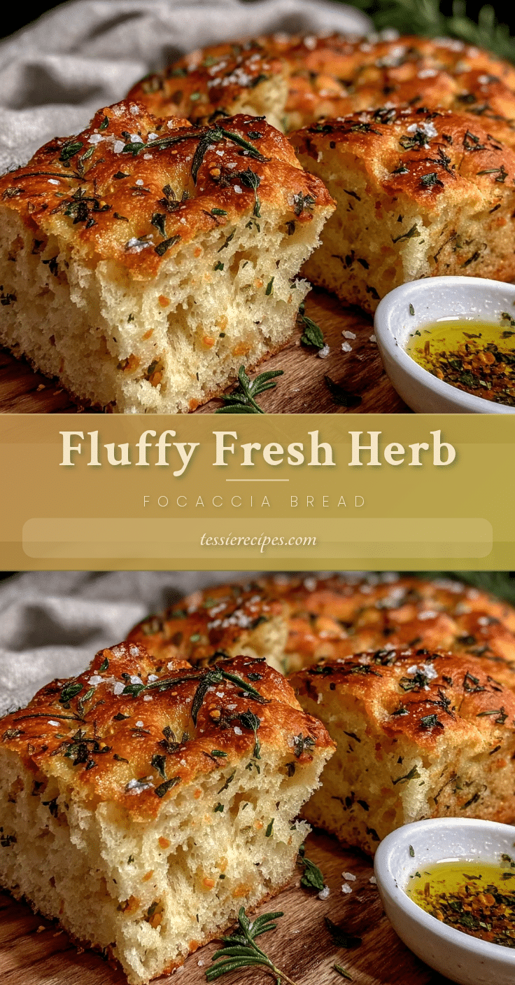 fresh herb focaccia bread recipe