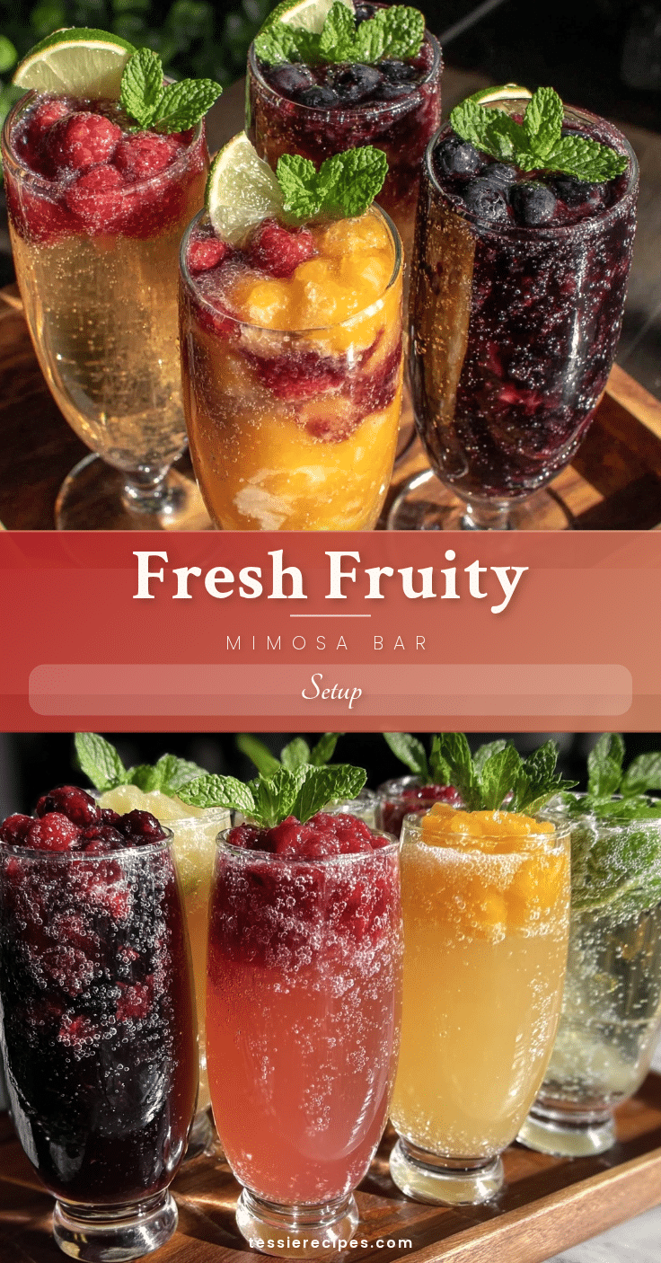 fresh mimosa bar recipe