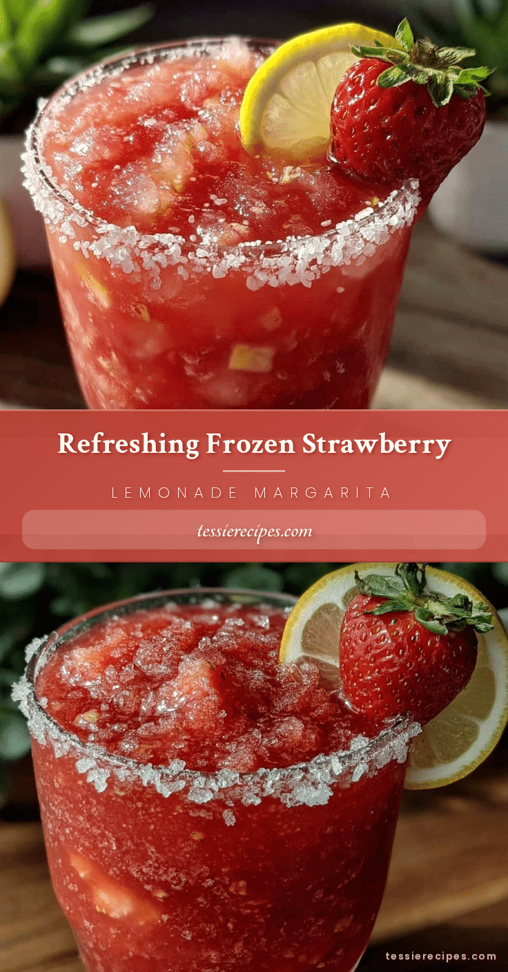 frozen strawberry lemonade margarita recipe recipe