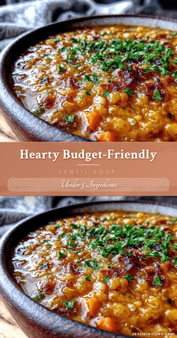 hearty lentil soup recipe recipe