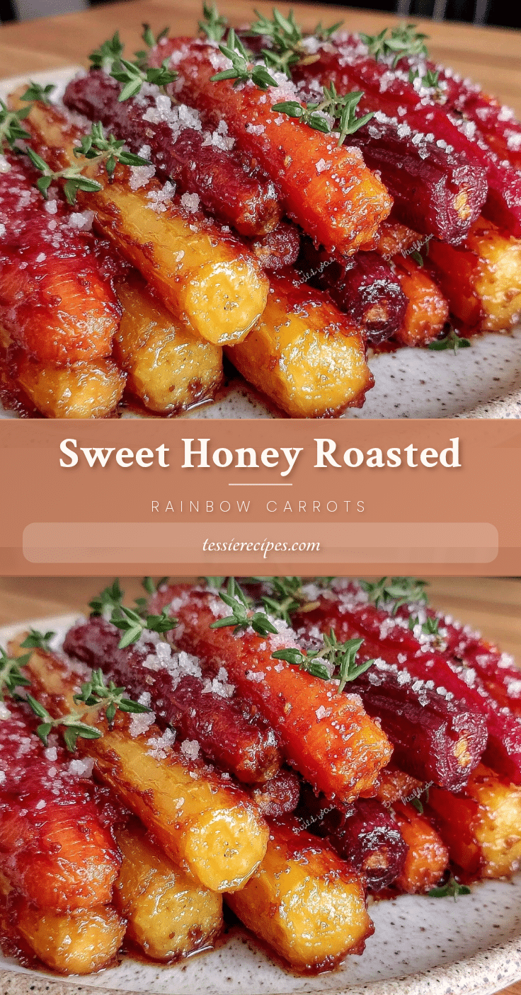 honey roasted rainbow carrots recipe