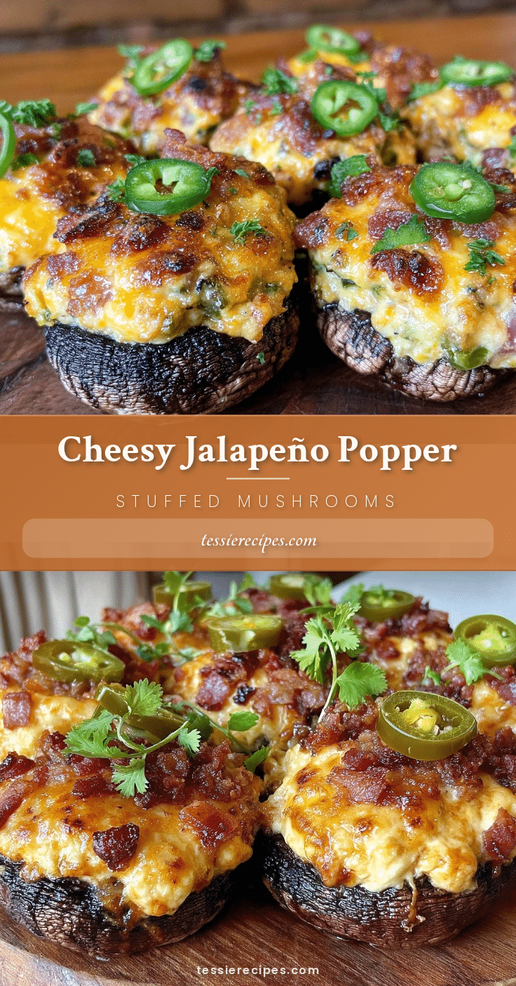 jalapeño popper stuffed mushrooms recipe