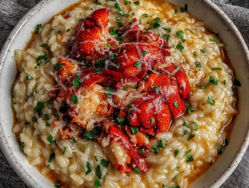lobster risotto - featured image
