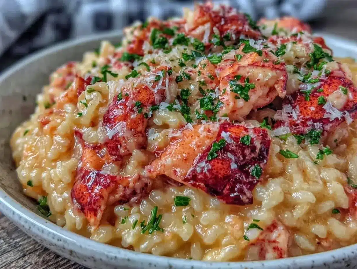 lobster risotto preparation steps