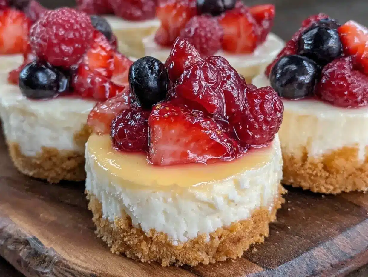 mini cheesecakes recipe preparation steps