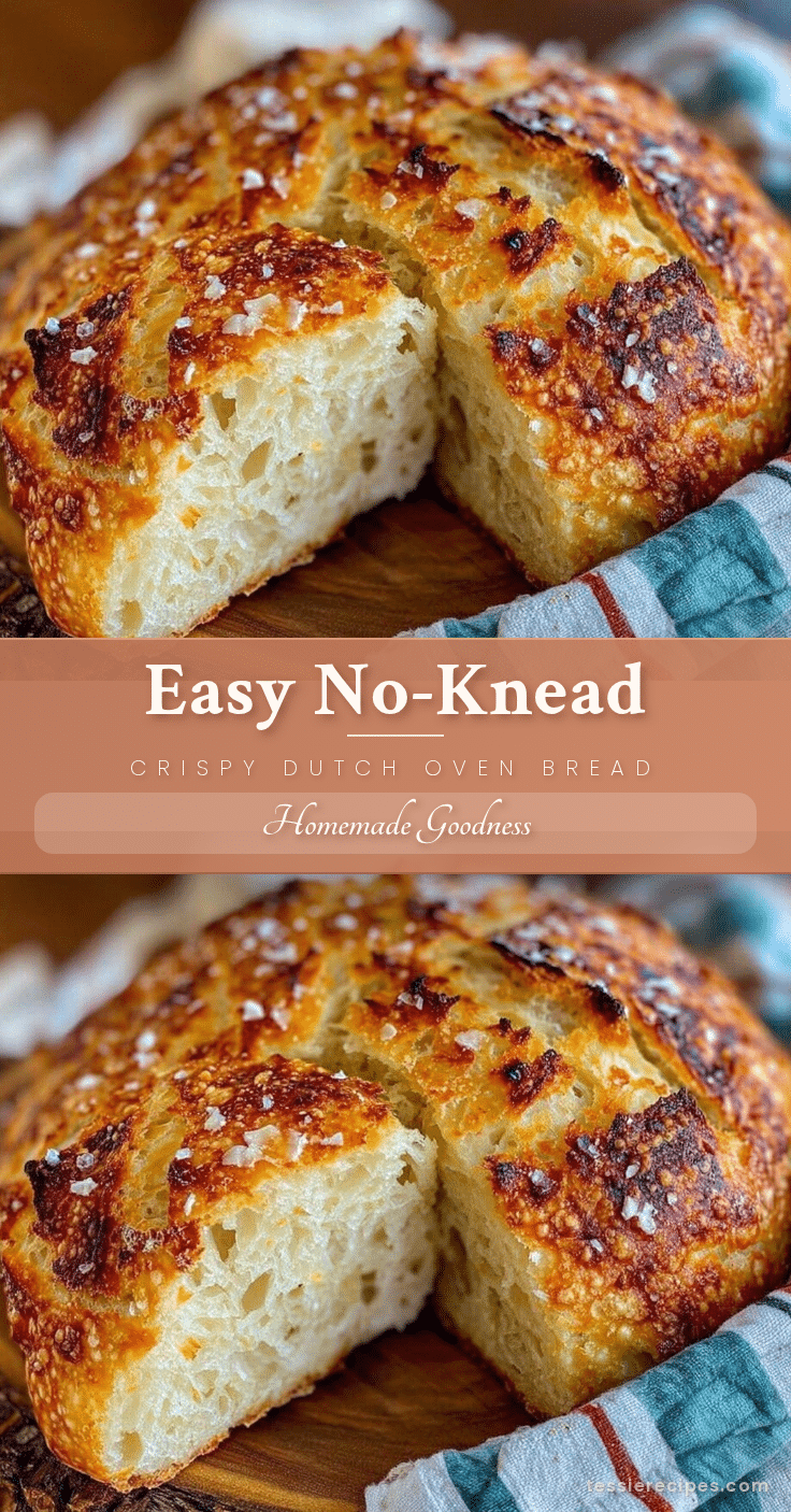 no-knead dutch oven bread recipe