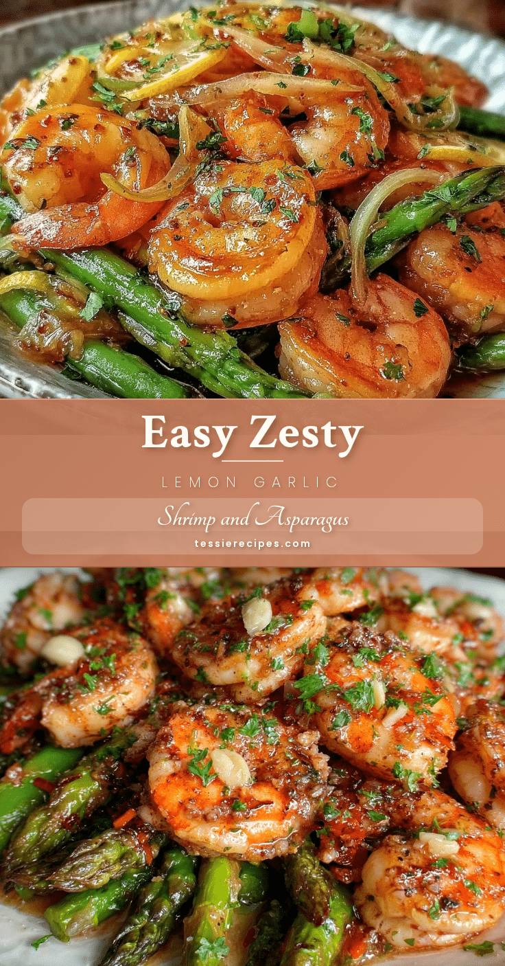 one-pan lemon garlic shrimp and asparagus recipe