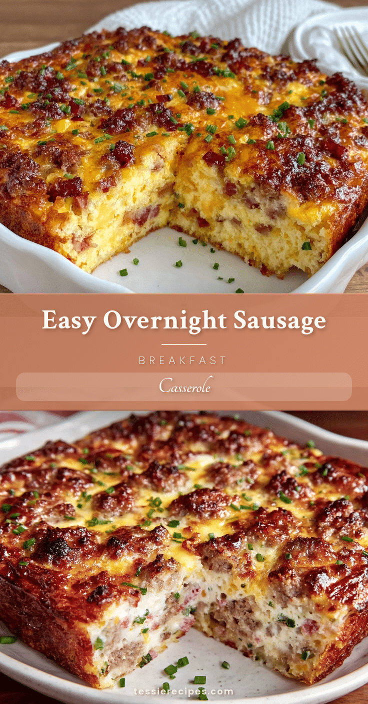 overnight breakfast casserole with sausage recipe