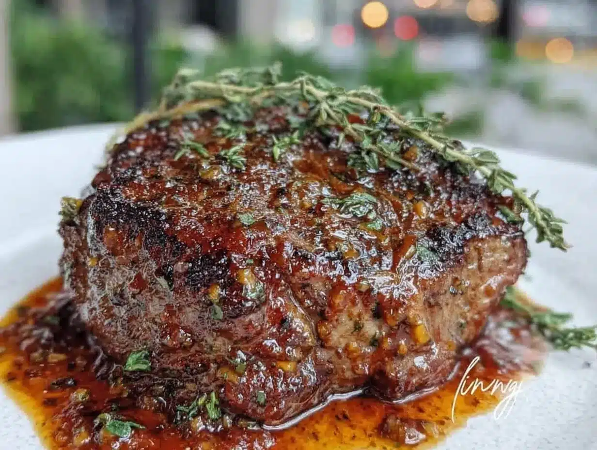 pan-seared filet mignon preparation steps