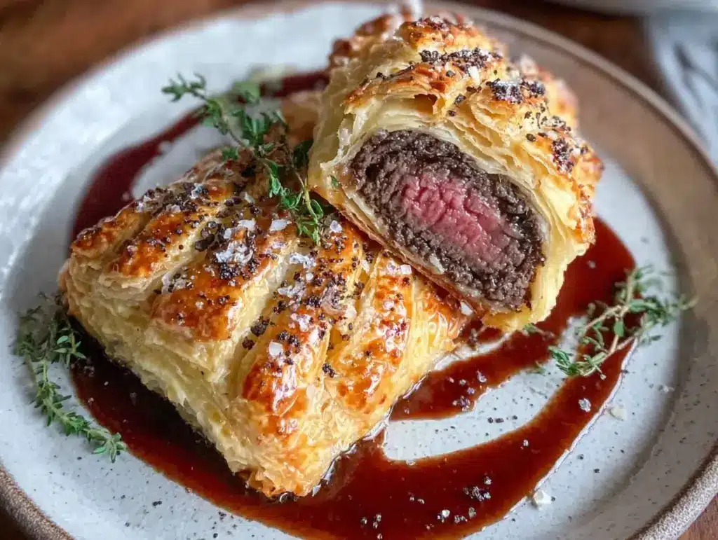 perfect crispy beef Wellington for two - featured image