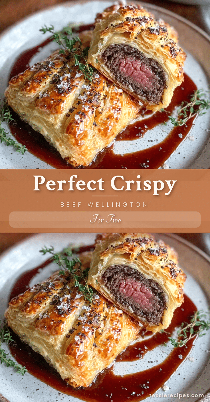 perfect crispy beef Wellington for two recipe