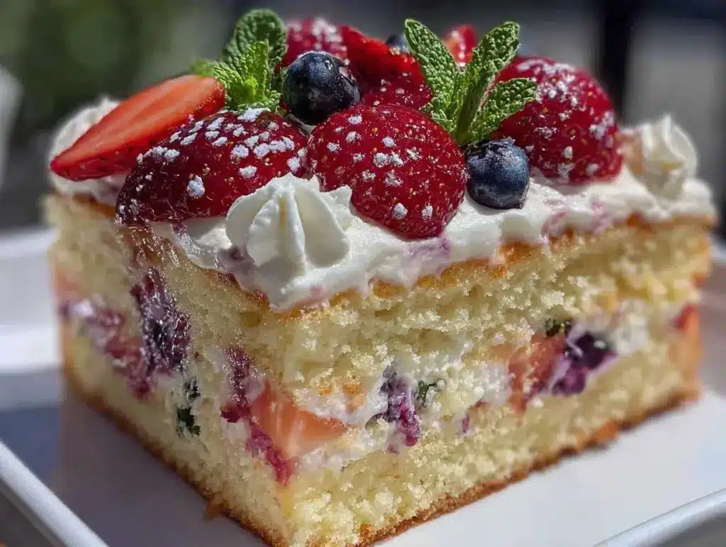 perfect flag cake - featured image