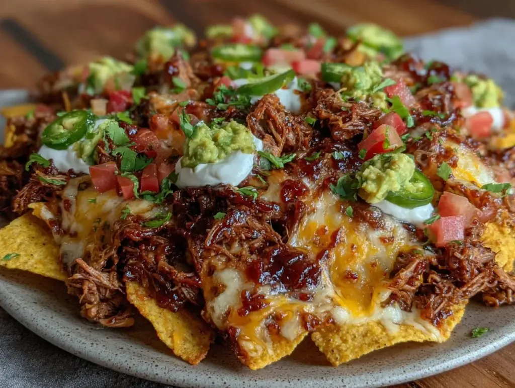 pulled pork nachos - featured image