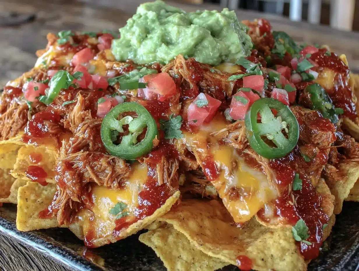 pulled pork nachos preparation steps
