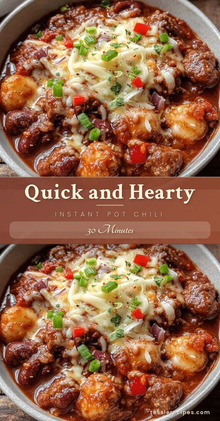 quick instant pot chili recipe recipe