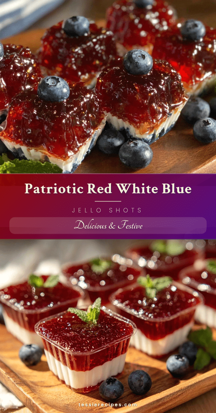 red white and blue jello shots recipe