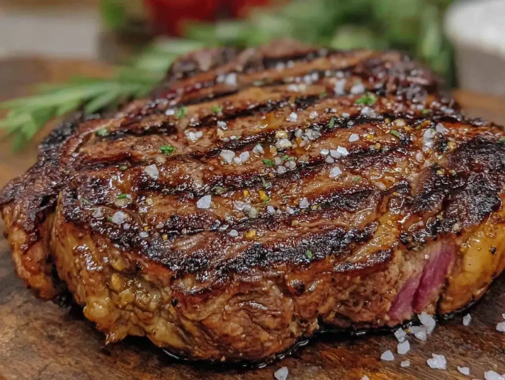 reverse-sear ribeye steak - featured image
